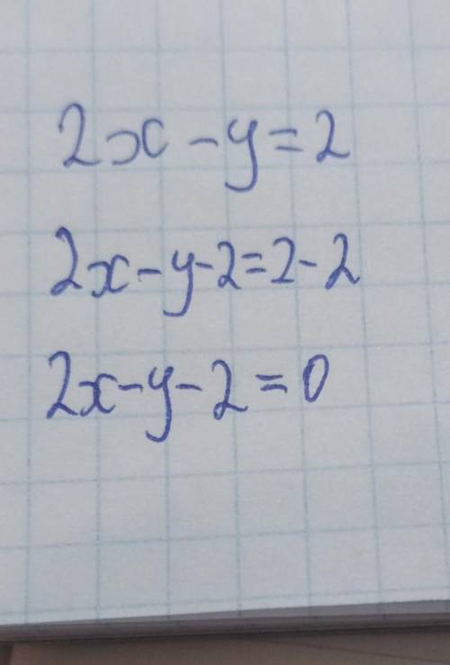 Розвязать графичним 2х-у=2 3х-у=5