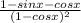 \frac{1-sinx-cosx}{(1-cosx)^2}