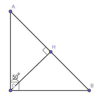 Найти углы прямоугольника треугольника ,если высота проведенная извершение прямого угла на гипотенуз