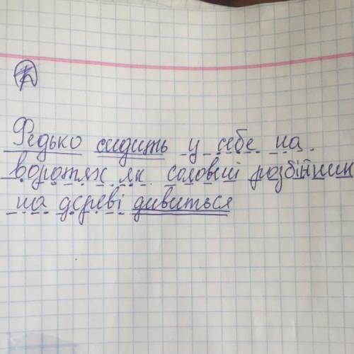 До ть підкреслити головні і другорядні члени речення..Федько сидить у себе на воротях як Соловей роз