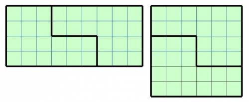 Можно ли прямоугольник 4 на 8 клеток разрезать на две части так, чтобы из них можно было составить к