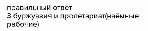 В процессе промышленного переворота в Англии образовались новые социальные слои​