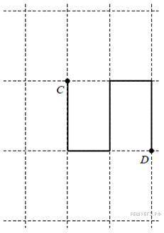 Лист бумаги расчерчен на прямоугольники со сторонами 4 см и 8 см. От точки А к точке В проведена лом