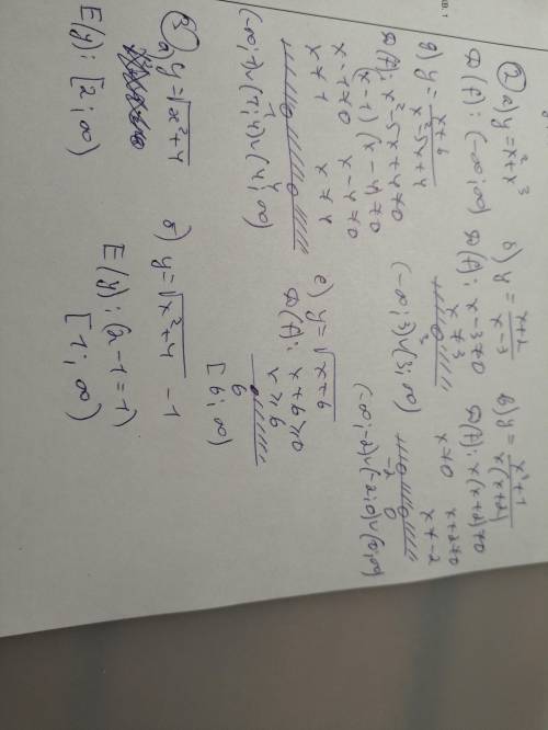 1) Найдите значение функции 2)Найдите D(f) 3) Найдите область значений функции Хотя бы на балов 7-