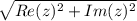\sqrt{Re(z)^2+Im(z)^2}