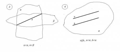 с геометрией, нужно сделать1.2 и 1.3. Вот продолжение номера 1.3.- 7)прямая l пересекает плоскость в