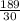 \frac{189}{30}