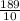 \frac{189}{10}