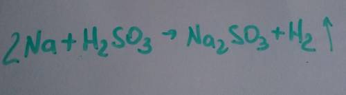 Дописать реакции, составить ионные уравнения Na + H2SO3=