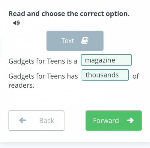 Read and choose the correct options​