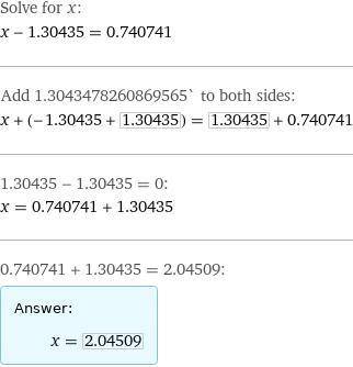 Решите уравнение x-3/2,3=4/5,4
