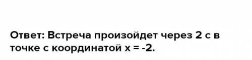 Даны уравнения движений x1=6-4t; x2=4+t. выполните следующие задания применительно к каждому из урав