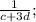 \frac{1}{c+3d};