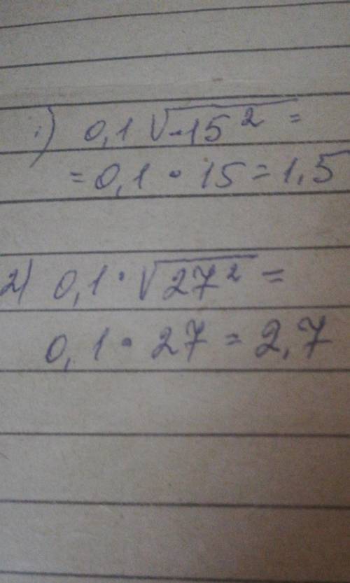 0,1√y² при y=-15;27​