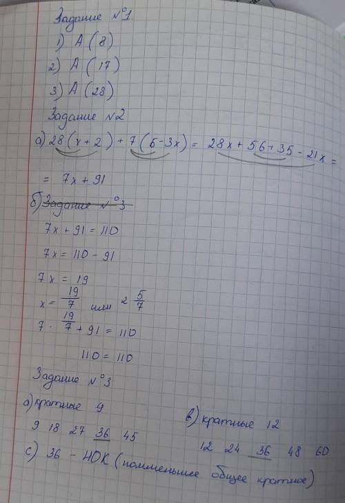 Используя чертеж, найдите и запишите координаты точки А А( ) А ( ) А ( ) (3б) Задание 2 а) Упростит
