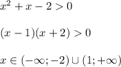 x^2+x-20\\\\(x-1)(x+2)0\\\\x \in (-\infty;-2)\cup (1;+\infty)