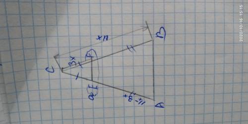 Плоскость альфа паралельна стороне АВ треугольника АВС , пересекает стороны АС и ВС в точках Е и F с
