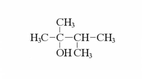 Структурна формула 2,3-диметил-2-бутанол​