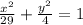 \frac{x^2}{29}+\frac{y^2}{4}=1