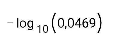 Рассчитайте рН 0,1 М раствора ССl3COOH, Кр = 2,2 10-2. Выберите один ответ: 1. 1,34 2. 1,53 3. 3,54