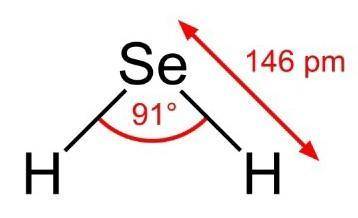Химическкая формула H2Se​