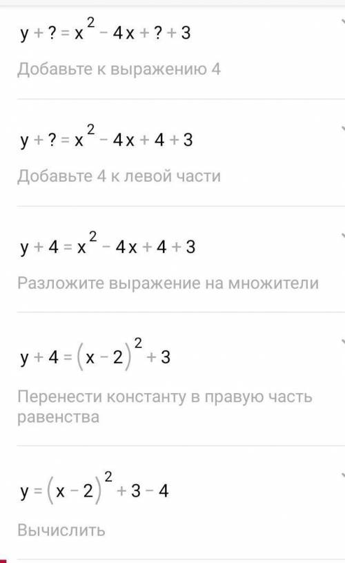 Найдите наименьшее значение функции y=x²-4x+3 (желательно с решением) :)​