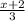 \frac{x+2}{3}