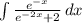 \int\limits {\frac{e^{-x} }{e^{-2x}+2 } } \, dx