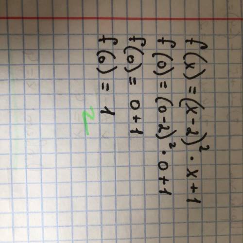 Найти значение X, при которых значение производной функции f(x) равно 0 f(x)=(x-2)^2(x+1)