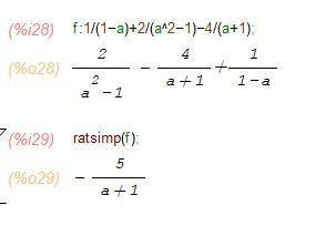 1/1-a +2/a^2-1 - 4/1+a