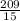 \frac{209}{15}