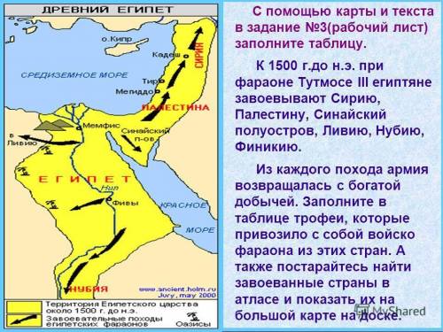 Во времена какого царства к Египту был присоединен синайский полуостров