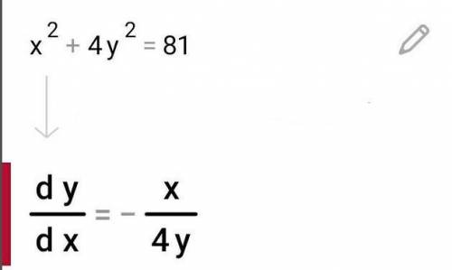 Определите вид заданного не ленейного уравнения с двумя переменными и постройть гравик х²+4у²=81​