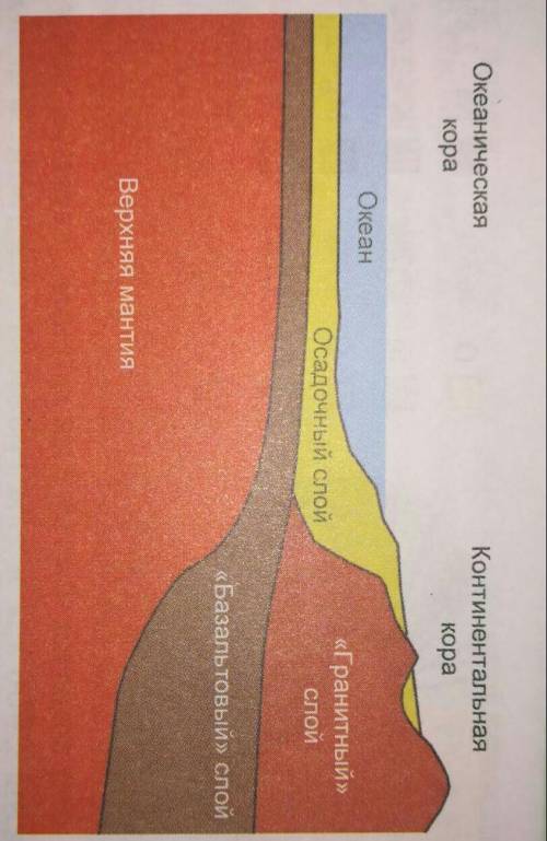 5. Подпиши схему слоев материковой коры​