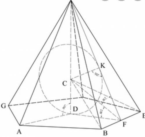 Сколько сторон у семигранной пирамиды? Нарисуйте схему.​