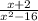 \frac{x+2}{x^{2}-16} \\