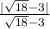 \frac{|\sqrt{18} -3|}{\sqrt{18} - 3 }