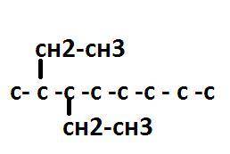 2,3-диэтилоктан Нужно формулу структурную