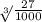 \sqrt[3]{}\frac{27}{1000}
