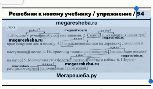 Русский язык 7класс Баранов упражнения