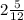 2\frac{5}{12}