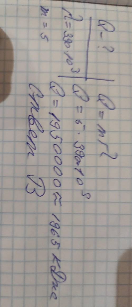 Яку кількість теплоти необхідно витратити для плавлення 5 кг алюмінію, взятого за температури плавле