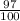 \frac{97}{100}