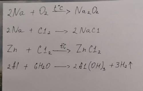 ХИМИЯ Много балов! записать уравнения химических реакций между: а) натрием и кислородом; б)натрием и