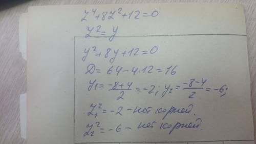 Розвязати ривняння z^4+8*z^2+12=0
