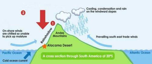 Объясните, почему на побережье гор Анд образовалась пустыня Атакама?
