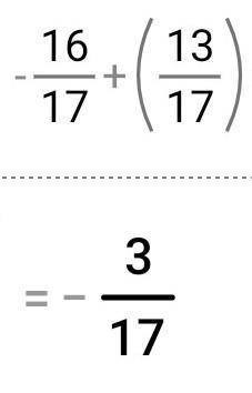 Вычислите: 1) - 8/15+2/15= 2)-16/17+(13/17)= 4) - 4 16/22+(3 3/22)=​