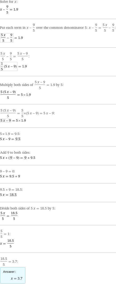 Решите уравнение! х-2 7/15=1,9
