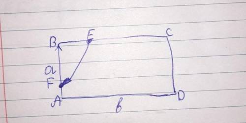 на сторонах AB и BC параллелограмма ABCD отметили соответственно точки F и E так,что AF: FB=2:3, BE: