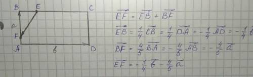 на сторонах AB и BC параллелограмма ABCD отметили соответственно точки F и E так,что AF: FB=2:3, BE: